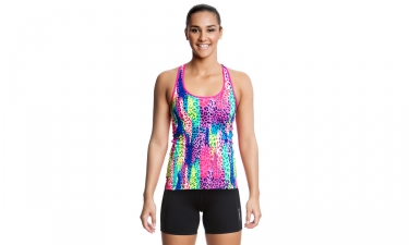 FunkitaFit Feline Fever Active Singlet Top